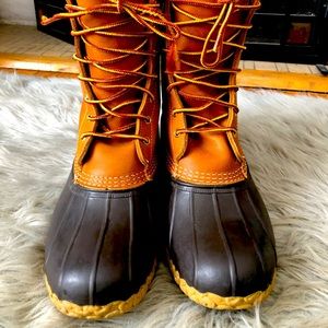 LL Bean insulated Goretex ducks boots size 9!